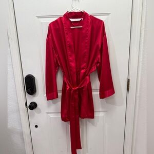Victoria’s Secret 1980s red robe